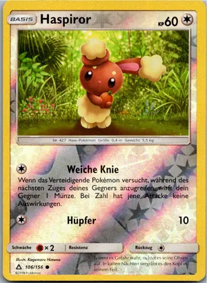 Pokémon-Karte Haspiror 106/156 Ultra-Prisma