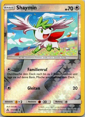 Pokémon-Karte Shaymin 111/156 Ultra-Prisma