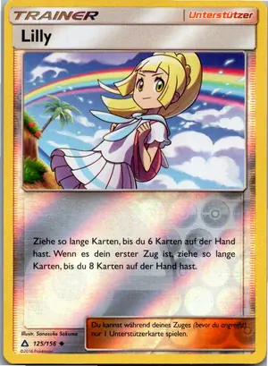 Pokémon-Karte Lilly 125/156 Ultra-Prisma