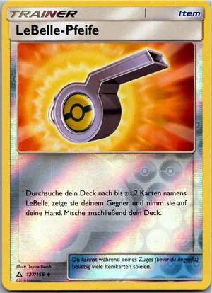 Pokémon-Karte LeBelle-Pfeife 127/156 Ultra-Prisma