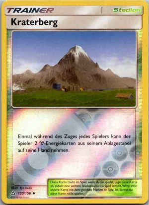 Pokémon-Karte Kraterberg 130/156 Ultra-Prisma