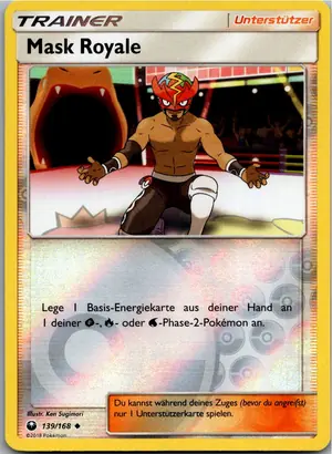 Pokémon-Karte Mask Royale 139/168 Sturm Am Firmament