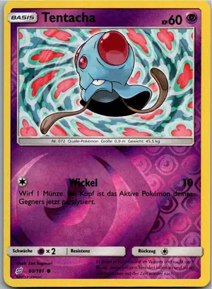 Pokémon-Karte Tentacha 60/181 Teams Sind Trumpf