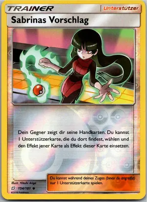 Sabrinas Vorschlag 154/181 Teams Sind Trumpf