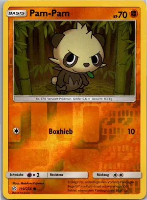 Pokémon-Karte Pam-Pam 119/236 Welten im Wandel