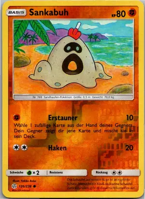 Pokémon-Karte Sankabuh 126/236 Welten im Wandel