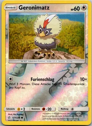Pokémon-Karte Geronimatz 177/236 Welten im Wandel