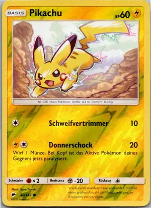 Pikachu Exemplar 10,95 €