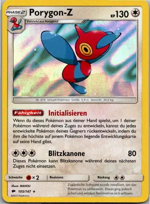 Porygon-Z Exemplar 5,25 €
