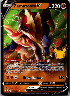 Zamazenta V Exemplar 3,95 €