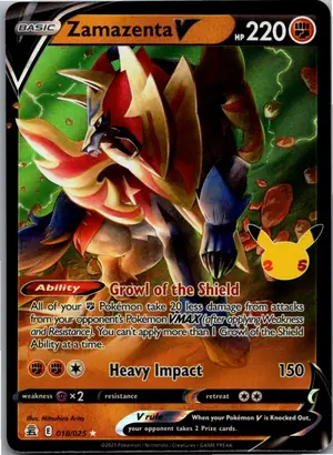 Zamazenta V Exemplar 3,95 €