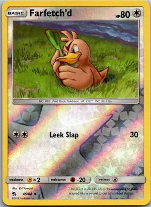 Pokémon-Karte Porenta 45/68 Verborgenes Schicksal