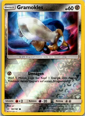 Pokémon-Karte Gramokles 107/181 Teams Sind Trumpf