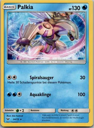 Pokémon-Karte Palkia 24/73 Schimmernde Legenden