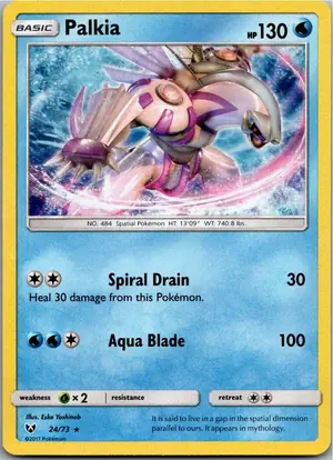 Pokémon-Karte Palkia 24/73 Schimmernde Legenden