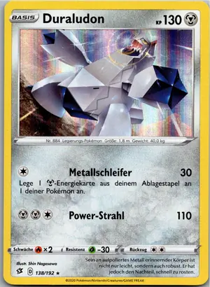 Pokémon-Karte Duraludon 138/192 Clash der Rebellen