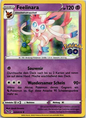 Pokémon-Karte Feelinara 035/078 Pokémon GO