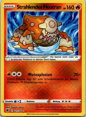 Pokémon-Karte Strahlendes Heatran 027/189 Astralglanz