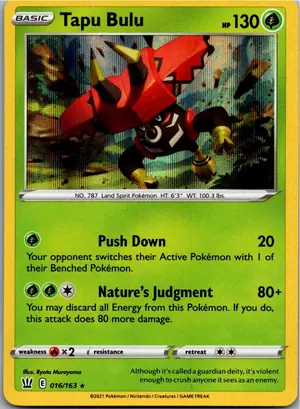 Pokémon-Karte Tapu Bulu Kapu-Toro 016/163 Kampfstile