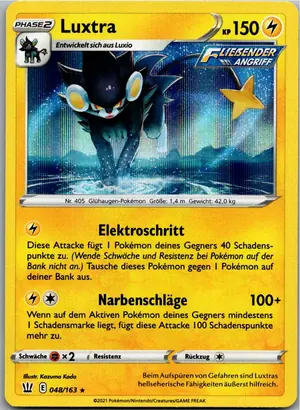 Pokémon-Karte Luxtra 048/163 Kampfstile