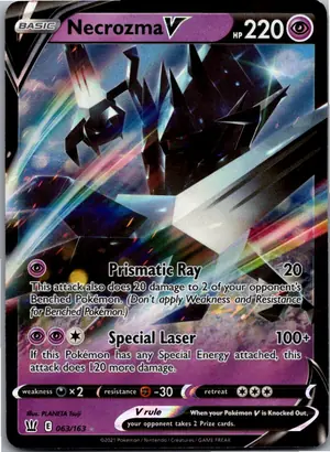 Pokémon-Karte Necrozma V 063/163 Kampfstile