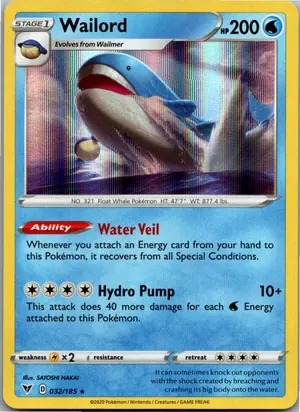 Wailord Exemplar 3,45 €