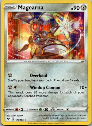 Pokémon-Karte Magearna 128/185 Farbenschock