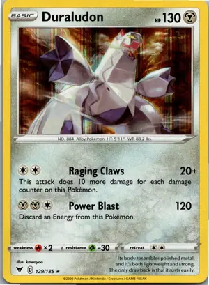 Pokémon-Karte Duraludon 129/185 Farbenschock