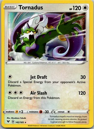 Pokémon-Karte Tornadus Boreos 142/185 Farbenschock