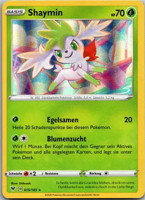 Pokémon-Karte Shaymin 015/185 Farbenschock