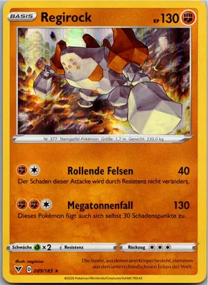 Regirock Exemplar 2,25 €
