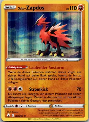 Galar-Zapdos Exemplar 2,45 €