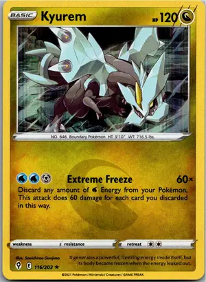 Kyurem Exemplar 2,25 €