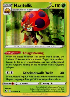 Pokémon-Karte Maritellit 020/196 Verlorener Ursprung