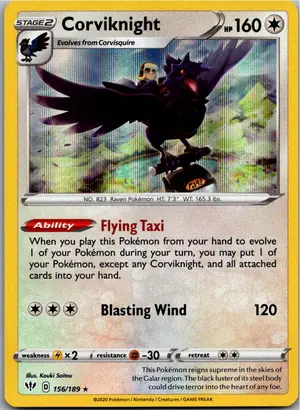 Corviknight Krarmor Exemplar 4,25 €