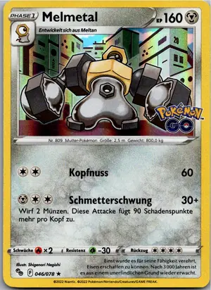 Pokémon-Karte Melmetal 046/078 Pokémon GO
