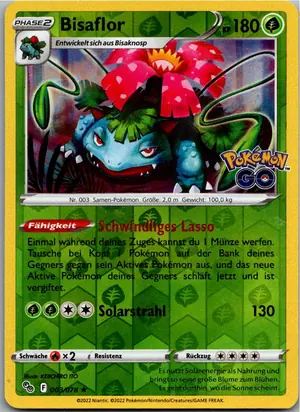 Pokémon-Karte Bisaflor 003/078 Pokémon GO