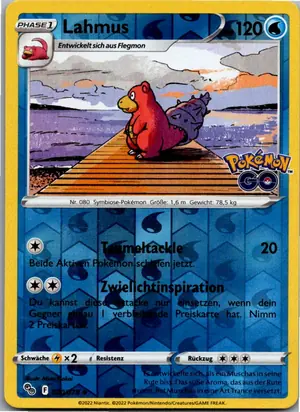 Pokémon-Karte Lahmus 020/078 Pokémon GO