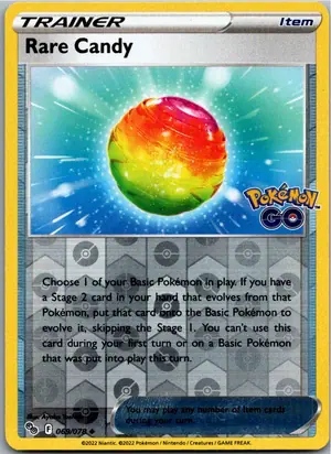 Pokémon-Karte Rare Candy Sonderbonbon 069/078 Pokémon GO
