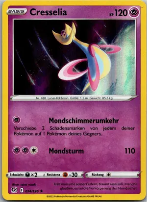 Pokémon-Karte Cresselia 074/196 Verlorener Ursprung