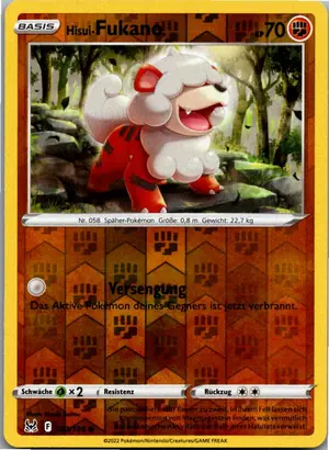 Pokémon-Karte Hisui-Fukano 083/196 Verlorener Ursprung