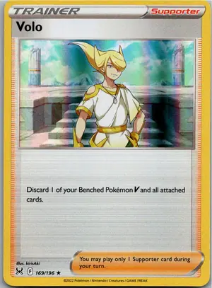 Pokémon-Karte Volo 169/196 Verlorener Ursprung