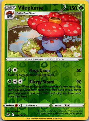 Pokémon-Karte Vileplume Giflor 003/196 Verlorener Ursprung