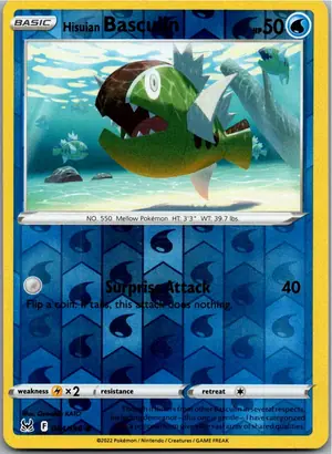 Pokémon-Karte Hisuian Basculin 044/196 Verlorener Ursprung
