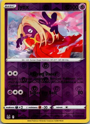 Pokémon-Karte Jynx Rossana 068/196 Verlorener Ursprung