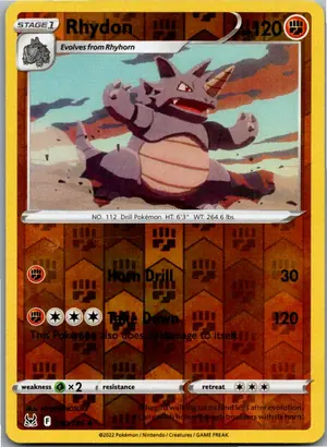 Pokémon-Karte Rhydon Rizeros 090/196 Verlorener Ursprung