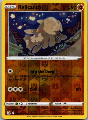 Pokémon-Karte Relicanth 101/196 Verlorener Ursprung