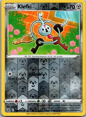 Pokémon-Karte Klefki Clavion 186/264 Fusionsangriff