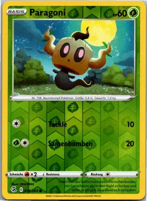 Pokémon-Karte Paragoni 016/264 Fusionsangriff