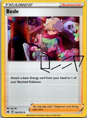 Pokémon-Karte Bede Betys 124/159 Zenit der Könige